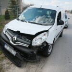 20.04.2021. Kielce Kolizja na ulicy Skrajnej / Wiktor Taszłow / Radio Kielce