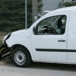 20.04.2021. Kielce Kolizja na ulicy Skrajnej / Wiktor Taszłow / Radio Kielce