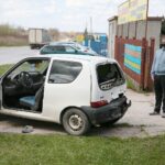 20.04.2021. Kielce Kolizja na ulicy Skrajnej / Wiktor Taszłow / Radio Kielce