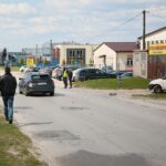 20.04.2021. Kielce Kolizja na ulicy Skrajnej / Wiktor Taszłow / Radio Kielce