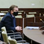 22.04.2021. Kielce. Sesja Rady Miasta Kielce. Na zdjęciu: Janusz Koza - radny Sejmiku Województwa Świętokrzyskiego / Wiktor Taszłow / Radio Kielce