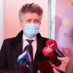 22.04.2021. Kielce. Kampania „Pola Nadziei”. Na zdjęciu: Krzysztof Słoń - senator PiS / Wiktor Taszłow / Radio Kielce