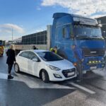 06.05.2021. Kielce. Kolizja na ulicy Zagnańskiej / Wiktor Taszłow / Radio Kielce