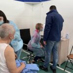 07.05.2021. Staszów. Punkt Szczepień Powszechnych / Grażyna Szlęzak-Wójcik / Radio Kielce