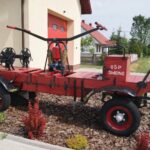 Powiat włoszczowski. Ścieżki rowerowe. Wóz OSP Świdno / Starostwo Powiatowe we Włoszczowie