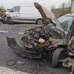 05.05.2021. Moskorzew. Wypadek / KP PSP we Włoszczowie