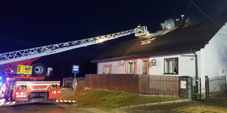 06.05.2021 Parszów. Pożar domu / OSP Wielka Wieś