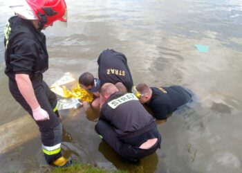 27.05.2021. Ostrowiec Św. Strażacy ratują nastoletniego chłopca / Ratownictwo Powiatu Ostrowieckiego