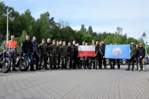 25.05.2021 Kielce - Poniatowa - Łęczna - Góra Puławska - Kielce. 2. Rajd Motocyklowy Weteranów / ppor. OT Daniel Woś / Radio Kielce