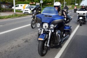 25.05.2021 Kielce - Poniatowa - Łęczna - Góra Puławska - Kielce. 2. Rajd Motocyklowy Weteranów / ppor. OT Daniel Woś / Radio Kielce