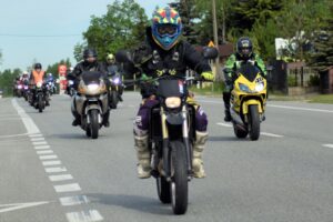 25.05.2021 Kielce - Poniatowa - Łęczna - Góra Puławska - Kielce. 2. Rajd Motocyklowy Weteranów / ppor. OT Daniel Woś / Radio Kielce