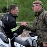 25.05.2021 Kielce - Poniatowa - Łęczna - Góra Puławska - Kielce. 2. Rajd Motocyklowy Weteranów / ppor. OT Daniel Woś / Radio Kielce