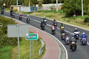 25.05.2021 Kielce - Poniatowa - Łęczna - Góra Puławska - Kielce. 2. Rajd Motocyklowy Weteranów / ppor. OT Daniel Woś / Radio Kielce