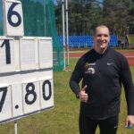 09.05.2021 Kielce. Dzień Miotacza. Wojciech Nowicki - młociarz, zawodnik Podlasia Białystok (z najlepszym wynikiem w Europie) / Maciej Makuła / Radio Kielce