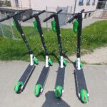 21.05.2021. Kielce. Hulajnogi firmy Lime / Marcin Marszałek / Radio Kielce