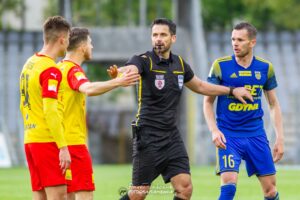 29.05. 2021. Kielce. 32. kolejka Fortuna 1 Ligi: Korona Kielce - Arka Gdynia. Awantura w doliczonym czasie gry / Paweł Jańczyk / Fotografia Piękna