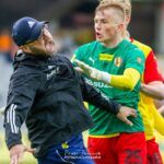 29.05. 2021. Kielce. 32. kolejka Fortuna 1 Ligi: Korona Kielce - Arka Gdynia. Awantura w doliczonym czasie gry / Paweł Jańczyk / Fotografia Piękna