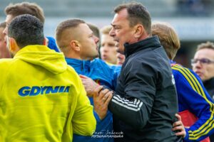 29.05. 2021. Kielce. 32. kolejka Fortuna 1 Ligi: Korona Kielce - Arka Gdynia. Awantura w doliczonym czasie gry / Paweł Jańczyk / Fotografia Piękna