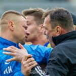 29.05. 2021. Kielce. 32. kolejka Fortuna 1 Ligi: Korona Kielce - Arka Gdynia. Awantura w doliczonym czasie gry / Paweł Jańczyk / Fotografia Piękna