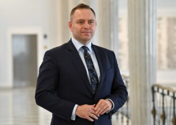 28.05.2021. Warszawa.  Karol Nawrocki - kandydat na szefa IPN, obecny dyrektor Muzeum II Wojny Światowej w Gdańsku / Radek Pietruszka / PAP
