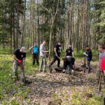 15.05.2021 Biały Ług w gminie Słupia Konecka. Poszukiwanie poległych żołnierzy Armii Krajowej / Dionizy Krawczyński / Radio Kielce
