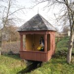 Powiat włoszczowski. Ścieżki rowerowe. Kapliczka Św. Jana Nepomucena w Kwilinie / Starostwo Powiatowe we Włoszczowie