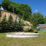 26.05.2021. Bałtów. Skwer, gdzie ma stanąć Gerard / Emilia Sitarska / Radio Kielce