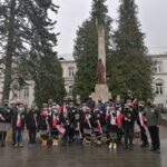 03.05.2021 Busko-Zdrój. Rocznica uchwalenia Konstytucji 3 Maja / Marta Gajda / Radio Kielce