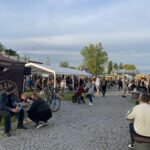 22.05.2021. Sandomierz. Food trucki przy nadwiślańskim bulwarze / Grażyna Szlęzak-Wójcik / Radio Kielce