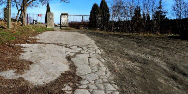 Starachowice, Ulice gruntowe do remontu. Ulica Cicha / UM Starachowice