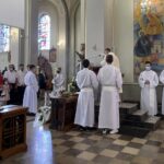 16.05.2021. Dwikozy. 80 lat parafii pw. św. Andrzeja Boboli. Msza pod przewodnictwem biskupa diecezji sandomierskiej Krzysztofa Nitkiewicza / Grażyna Szlęzak-Wójcik / Radio Kielce