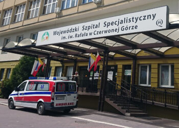 Czerwona Góra. Wojewódzki Szpital Specjalistyczny / Iwona Murawska / Radio Kielce