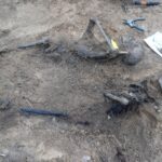 16.05.2021 Biały Ług w gminie Słupia Konecka. Odnalezione szczątki dwóch osób / Fundacja „Niezłomni"