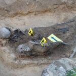 16.05.2021 Biały Ług w gminie Słupia Konecka. Odnalezione szczątki dwóch osób / Fundacja „Niezłomni"