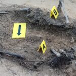 16.05.2021 Biały Ług w gminie Słupia Konecka. Odnalezione szczątki dwóch osób / Fundacja „Niezłomni"