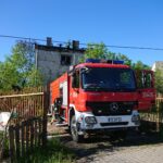 26.05.2021 Łagów. Pożar domu jednorodzinnego / Emilia Sitarska / Radio Kielce