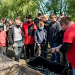 24.05.2021. Połaniec. Akcja zarybiania Wisły / Enea Elektrownia Połaniec