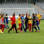 29.05. 2021. Kielce. 32. kolejka Fortuna 1 Ligi: Korona Kielce - Arka Gdynia. Awantura w doliczonym czasie gry / Piotr Paździerz