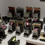 19.05.2021. Jędrzejów. Muzeum im. Przypkowskich. Kolekcja zabytkowych aparatów / Muzeum im. Przypkowskich w Jędrzejowie