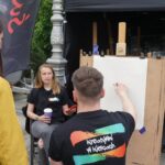 30.05.2021. Kielce. Akcja: Budzenie Sienkiewki / Michał Kita / Radio Kielce