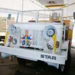 19.01.2021. Starachowice. Muzeum Przyrody i Techniki "Ekomuzeum" im. Jana Pazdura. Star 660 M2 Papamobile - replika / Wiktor Taszłow / Radio Kielce