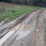 07.05.2021. Gmina Bałtów. Drogi rozjeżdżone przez auta terenowe, quady i motocrossy / Emilia Sitarska / Radio Kielce