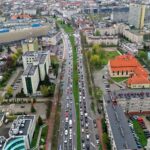 05.05.2021. Kielce. Zakorkowane miasto. Aleja Tysiąclecia PP i ul. Radomska / Jarosław Kubalski / Radio Kielce