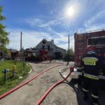 10.05.2021 Kielce. Pożar domu przy ulicy Końcowej / Wiktor Taszłow / Radio Kielce