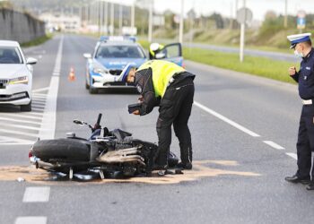 10.05.2021. Kielce. Wypadek na ulicy Krakowskiej / Jarosław Kubalski / Radio Kielce