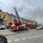 04.05.2021 Kielce. Pożar kamienicy przy ulicy Piotrkowskiej / Jarosław Kubalski / Radio Kielce