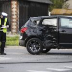 10.05.2021. Kielce. Wypadek na ulicy Krakowskiej / Jarosław Kubalski / Radio Kielce