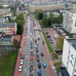 05.05.2021. Kielce. Zakorkowane miasto. Ulica Radiowa / Jarosław Kubalski / Radio Kielce