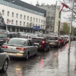 05.05.2021. Kielce. Zakorkowane miasto. Aleja IX Wieków Kielc / Jarosław Kubalski / Radio Kielce