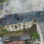 04.05.2021 Kielce. Pożar kamienicy przy ulicy Piotrkowskiej / Jarosław Kubalski / Radio Kielce